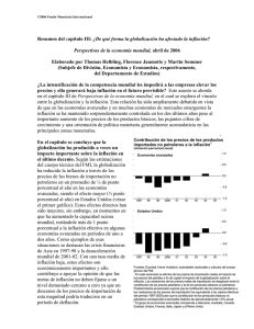 De qué forma la globalización ha afectado la inflación?