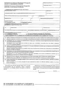 ScI-iicitud de Lticéncia Municipal d`Ocupació