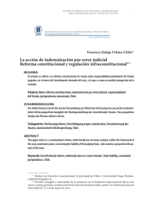 La acción de indemnización por error judicial Reforma