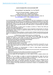 Lector de tarjetas SD en microcontrolador NXP Ing. Luis Antonini