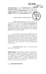 SEGUNDO OTROSI: Solicita se deje sin efecto la suspensión del