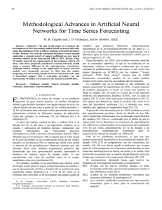 Methodological Advances in Artificial Neural Networks for Time