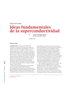 Ideas fundamentales de la superconductividad