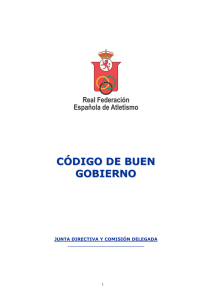 CÓDIGO DE BUEN GOBIERNO - Real Federación Española de