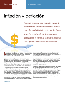 Inflación y deflación