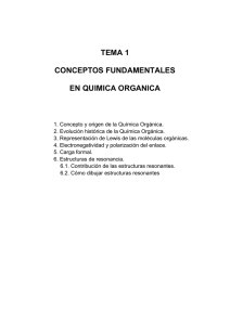 tema 1. conceptos fundamentales en quimica organica