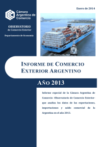 AÑO 2013 - Cámara Argentina de Comercio