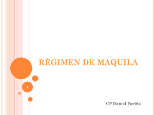 régimen de maquila - Consejo de Contadores Públicos del Paraguay