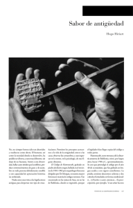 Sabor de antigüedad - Revista de la Universidad de México