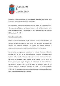 Normativa y Funciones - Gobierno de Cantabria