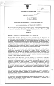 Page 1 REPUBLIC il DE COLOMBIA @ Por el cual se modifica el
