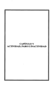 capítulo v actividad, paro e inactividad