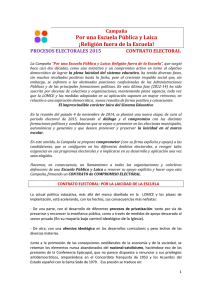 Contrato Electoral Escuela Laica 2015
