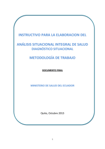 instructivo para la elaboracion del análisis situacional