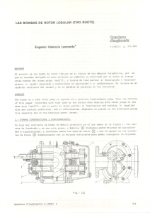 LAS BOMBAS DE ROTOR LOBULAR (TIPO ROOTS). Eugenio