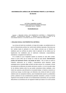 Discriminación jurídica del matrimonio frente a las parejas de hecho