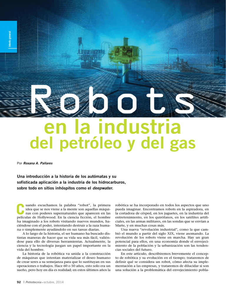 Robots En La Industria Del Petróleo Y Del Gas