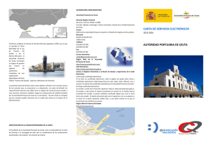 carta de servicios electrónicos autoridad portuaria de ceuta