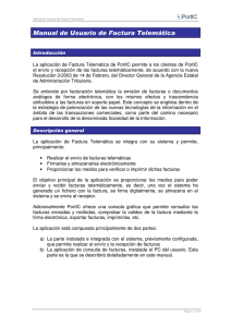 Manual de Usuario de Factura Telemática