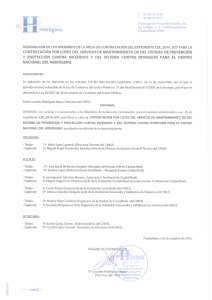 Documento Designación Mesa Expediente CSE_2016_027