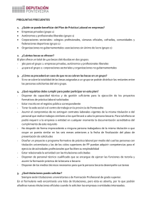 PREGUNTAS FRECUENTES 1. ¿Quién se puede beneficiar del