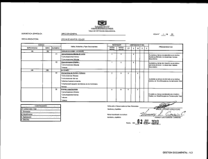 TABLA DE RETENCION DOCUMENTñL