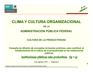 clima y cultura organizacional clima y cultura organizacional