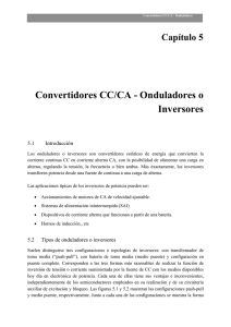 Convertidores CC/CA - Onduladores o Inversores