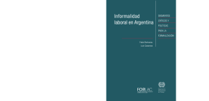 Informalidad laboral en Argentina