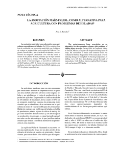 NOTA TÉCNICA LA ASOCIACIÓN MAÍZ