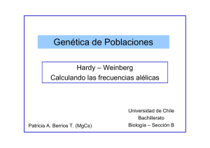 Sesión 25 Genética de Poblaciones_2011 - U