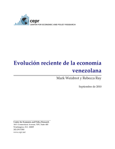 Evolución reciente de la economía venezolana