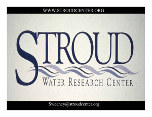 1,2,3 - Stroud Water Research Center