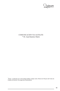 4. Comunicación Vía Satélite