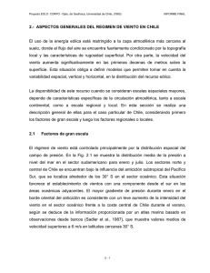 2.- ASPECTOS GENERALES DEL REGIMEN DE VIENTO EN CHILE