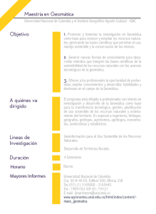 Brochure - Instituto Geográfico Agustín Codazzi