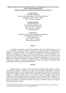 modelos de situaciones problemáticas propuestos - SEER-UFMG