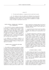 Artículo 29 1) El contrato podrá modificarse o extinguirse por