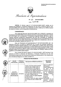 Resolución de Superintendencia N° 666-2016