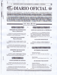 I.! REPÚBLICA DE EL SALVADOR EN LA A1\TERICA