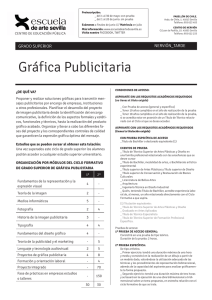 Gráfica Publicitaria - Escuela de Arte de Sevilla