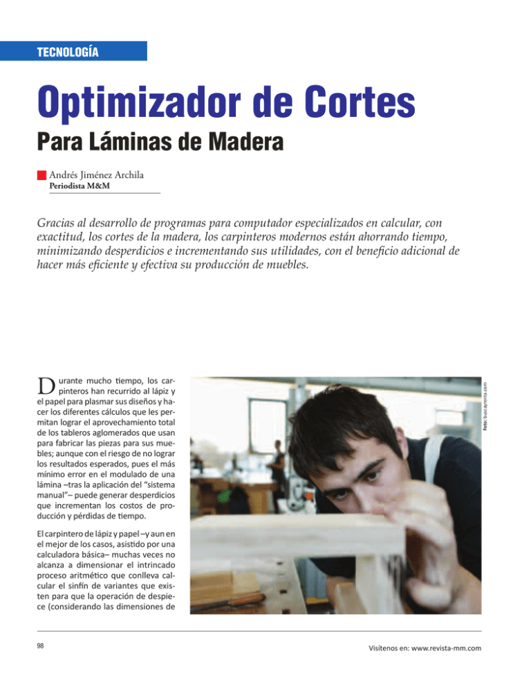 Optimizador De Cortes