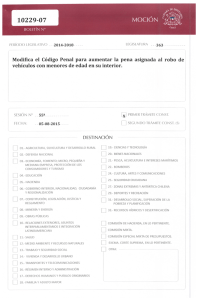 MOCIÓN ^ Modifica el Código Penal para aumentar la pena