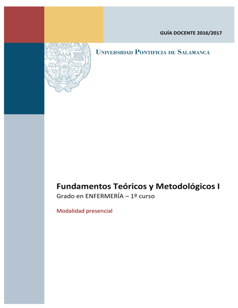 Fundamentos Teóricos Y Metodológicos I