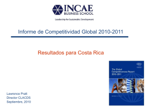 Informe de Competitividad Global 2010-2011, Resultados