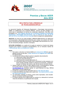 Premios y Becas AEER Año 2016