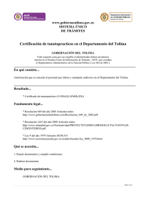 Certificación de tanatopracticos en el Departamento del Tolima