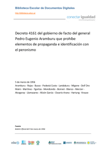 Decreto 4161 del gobierno de facto del general Pedro - CIIE-R10