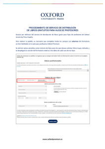 www.oxfordpremium.es PROCEDIMIENTO DE SERVICIO DE