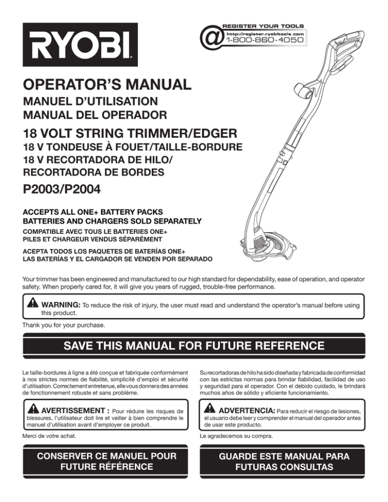 Operator`s Manual